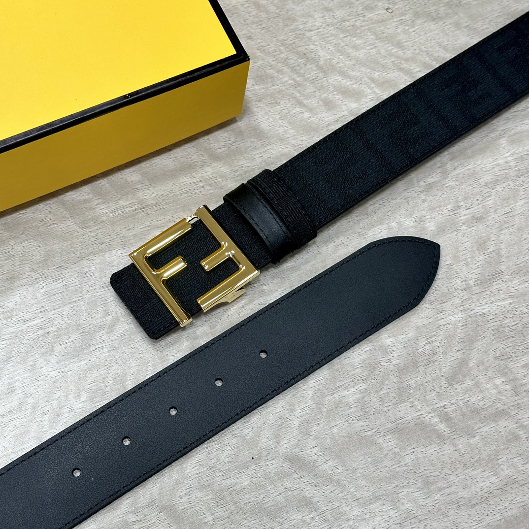 Fendi Leather Belts 1:1 Mirror Version