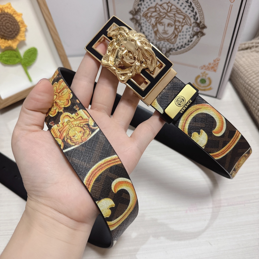 Versace Leather Belts 1:1 Mirror Version