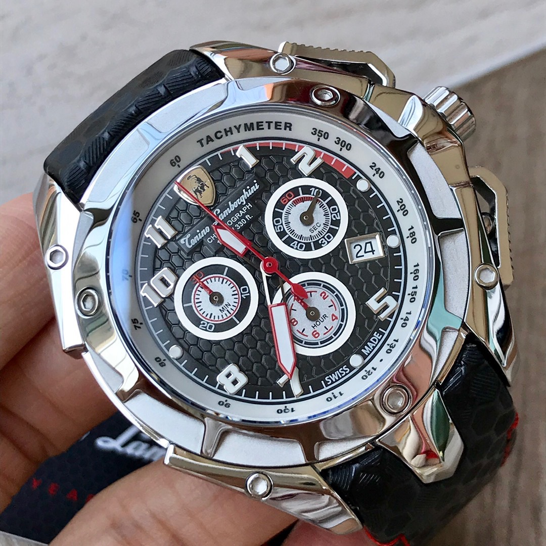 Tonino Lamborghini New Spyder Chronograph White 340X