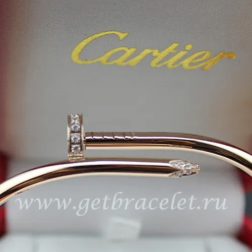 Cheap Cartier Juste Un Clou Bracelet Pink Gold Diamonds B6039015