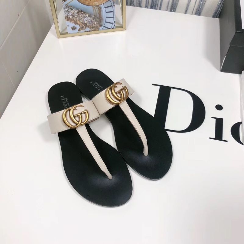 Gucci GG T-Strap Sandal 497444 (Replica)