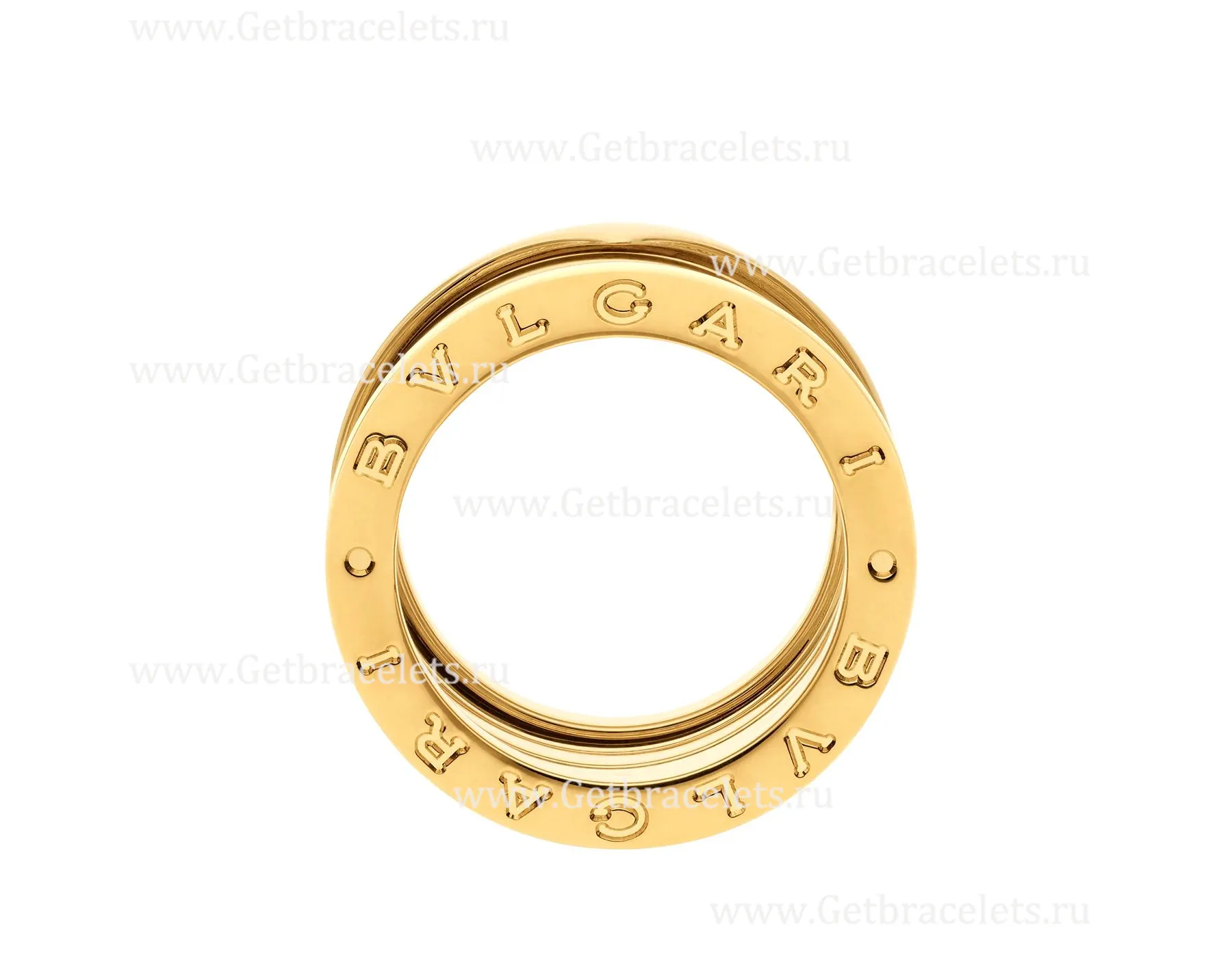 2020 New B.zero1 XXth Anniversary 5-Band Ring in 18kt Yellow Gold