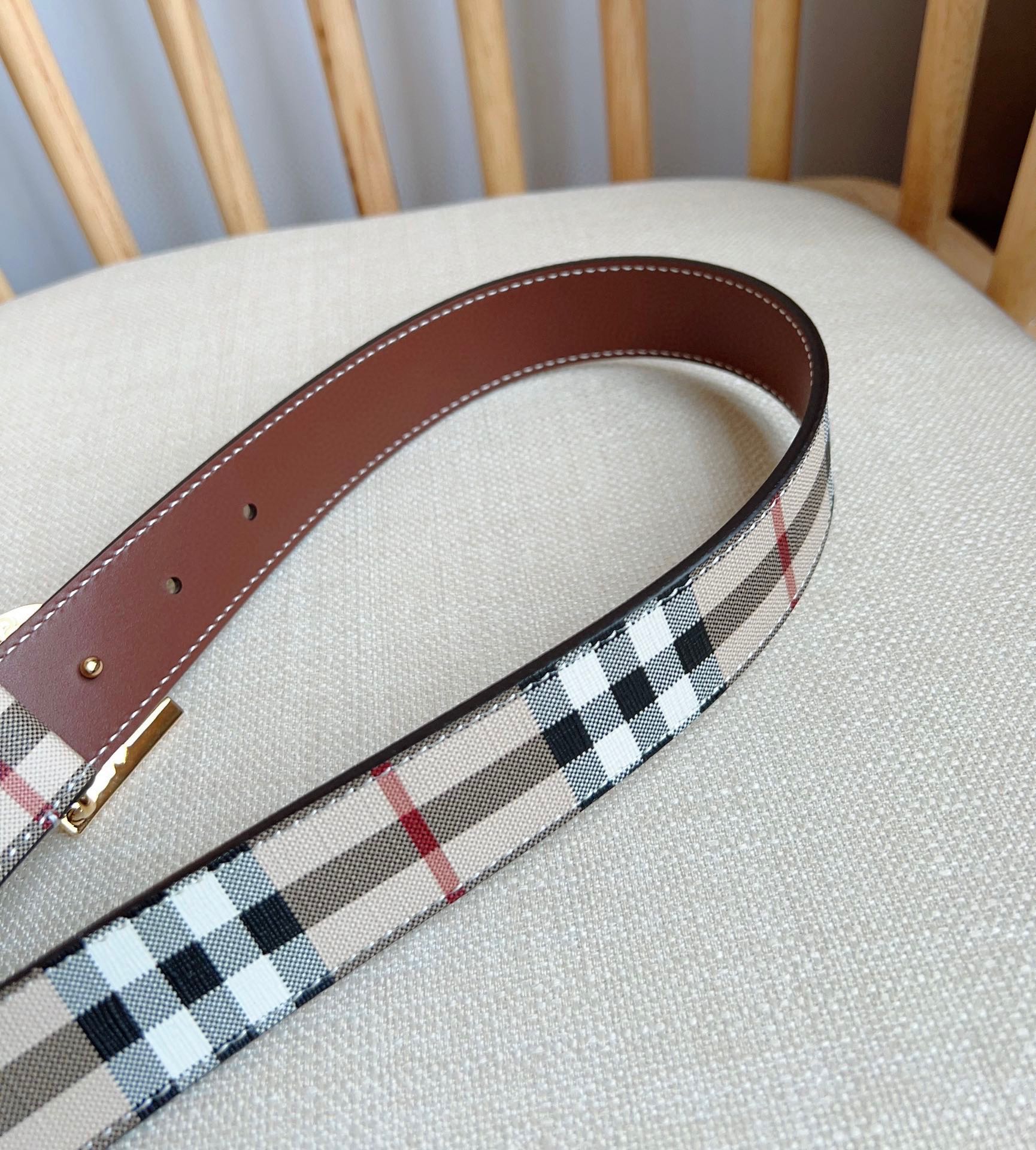 Burberry Leather Belts 1:1 Mirror Version