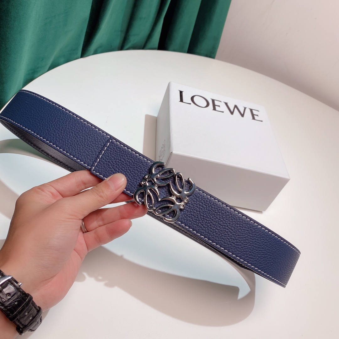 Loewe Leather Belts 1:1 Mirror Version
