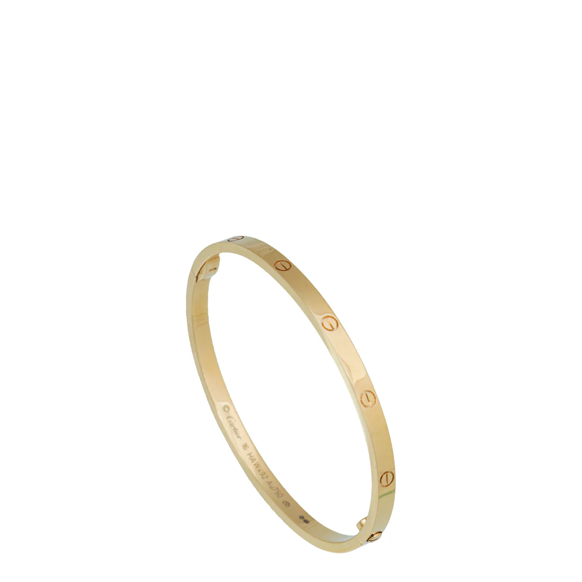 Cartier 18K Rose Gold Small Model Love Bracelet 16