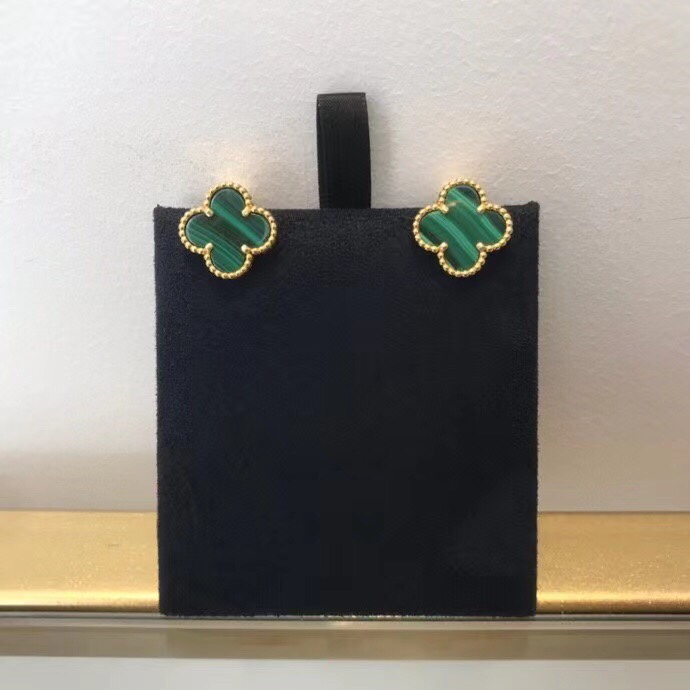 Van Cleef Earrings Dupe, Clover Stud Earrings, Vintage Alhambra earrings Dupe