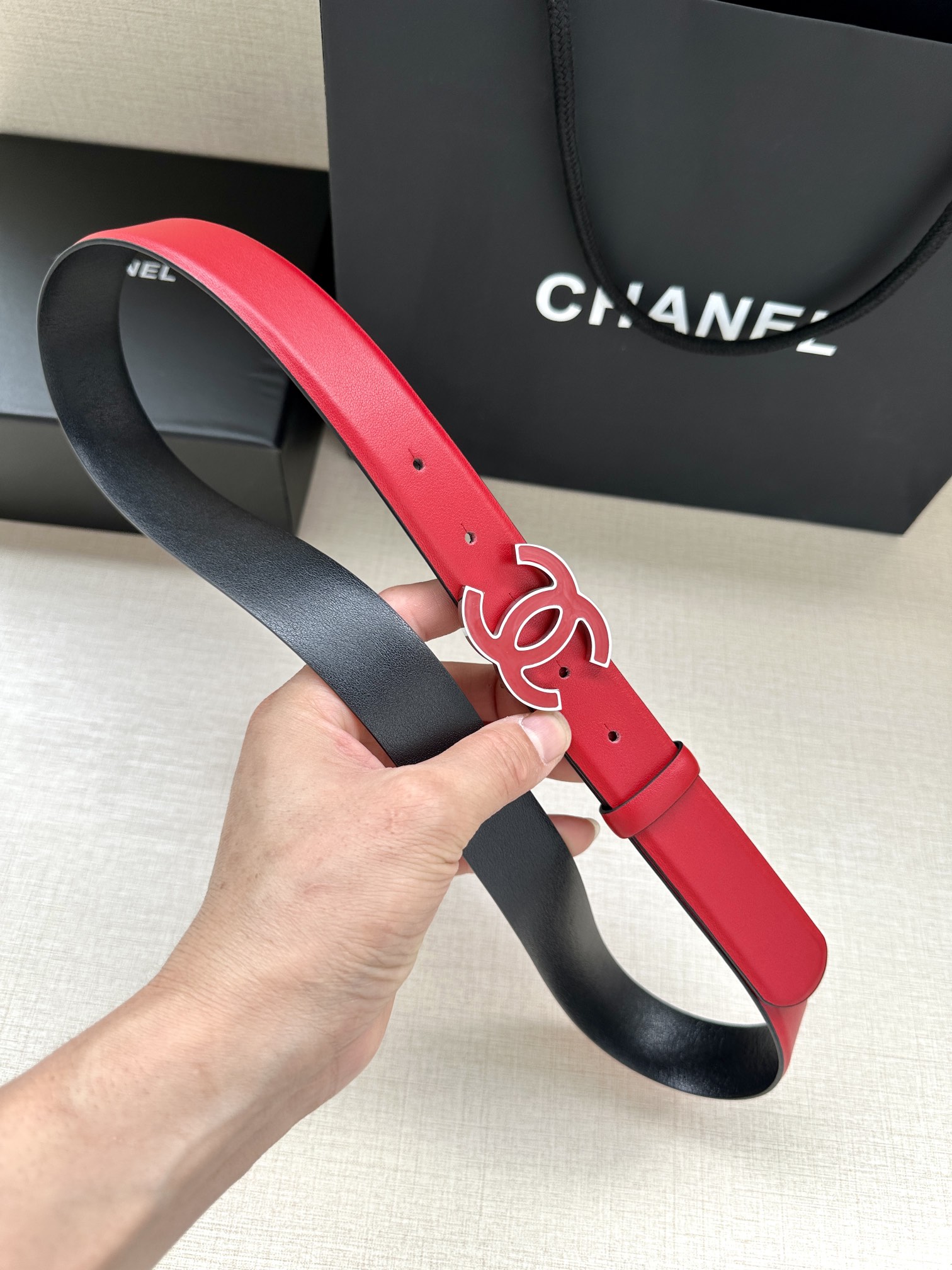 Chanel Leather Belts 1:1 Mirror Version