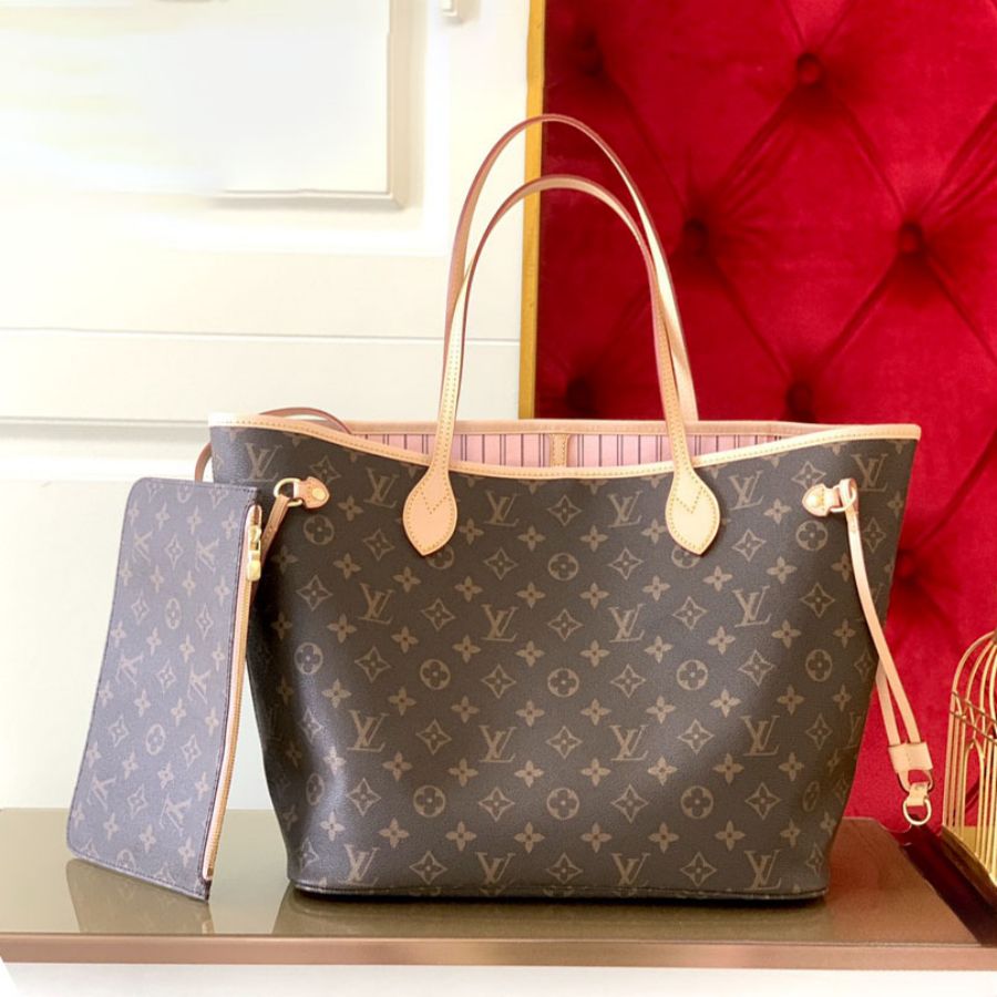 Louis Vuitton LV Neverfull Tote Bag Handbag M41177 MM&GM