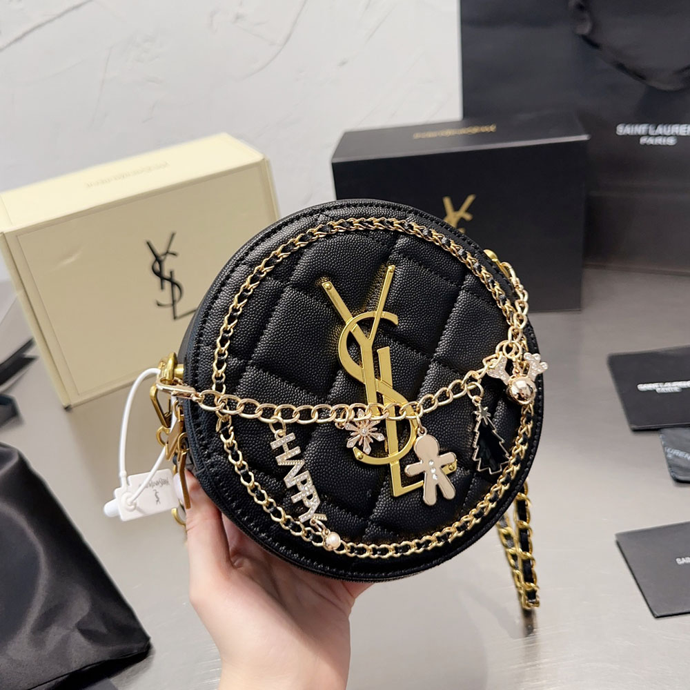 SAINT LAURENT YSL Vinyle Shoulder Bag(Replica)