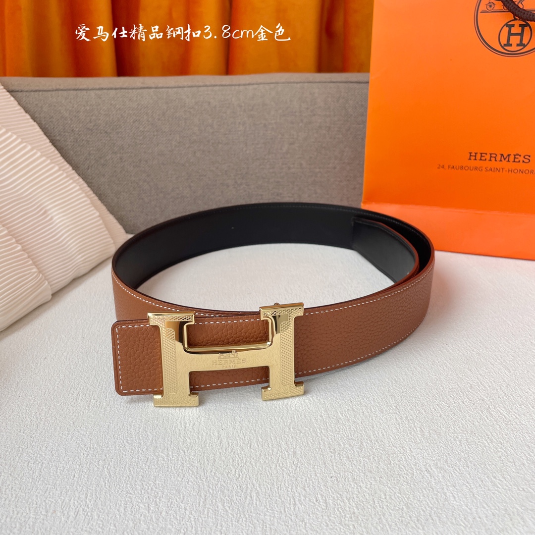 Hermes Leather Belts 1:1 Mirror Version