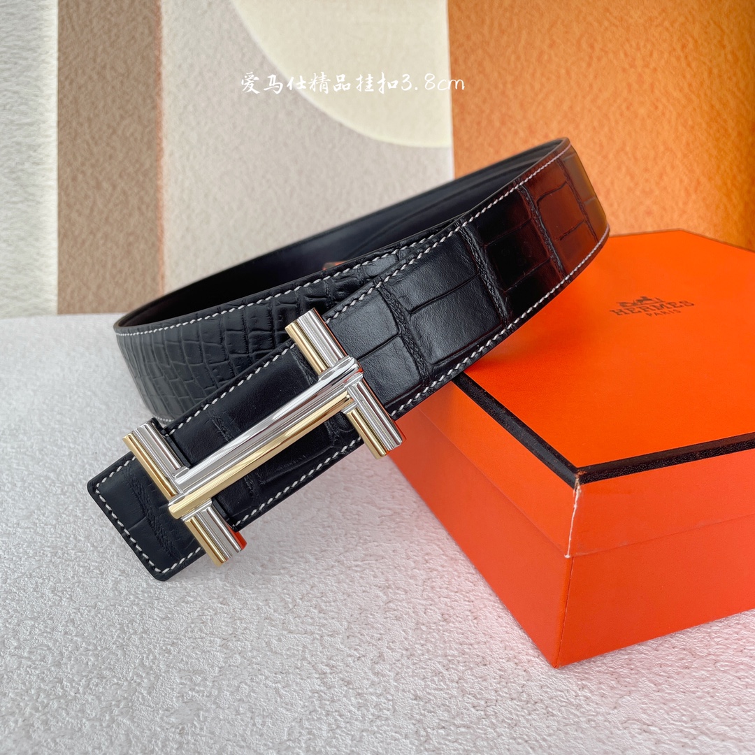 Hermes Leather Belts 1:1 Mirror Version