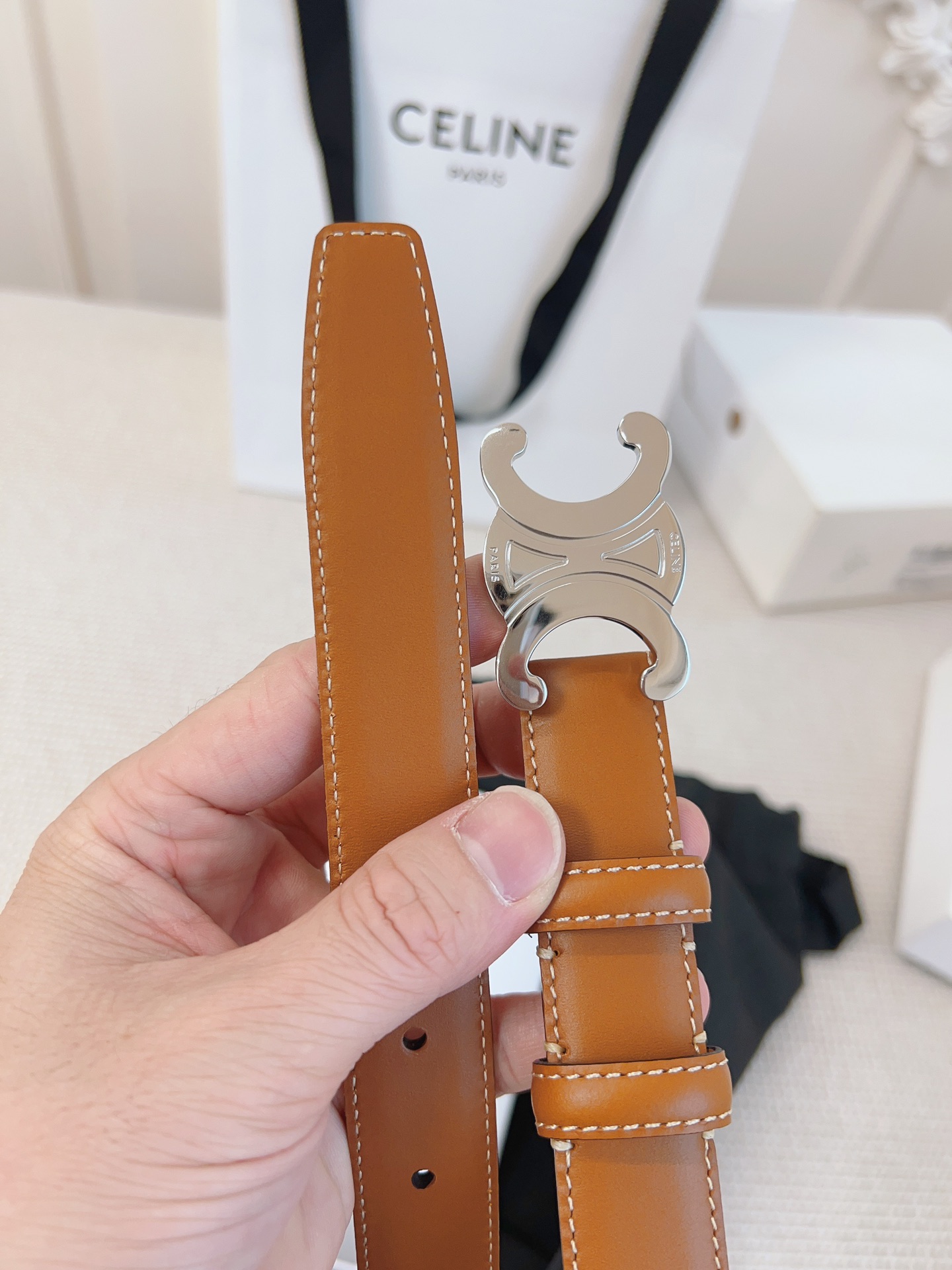 Celine Leather Belts 1:1 Mirror Version