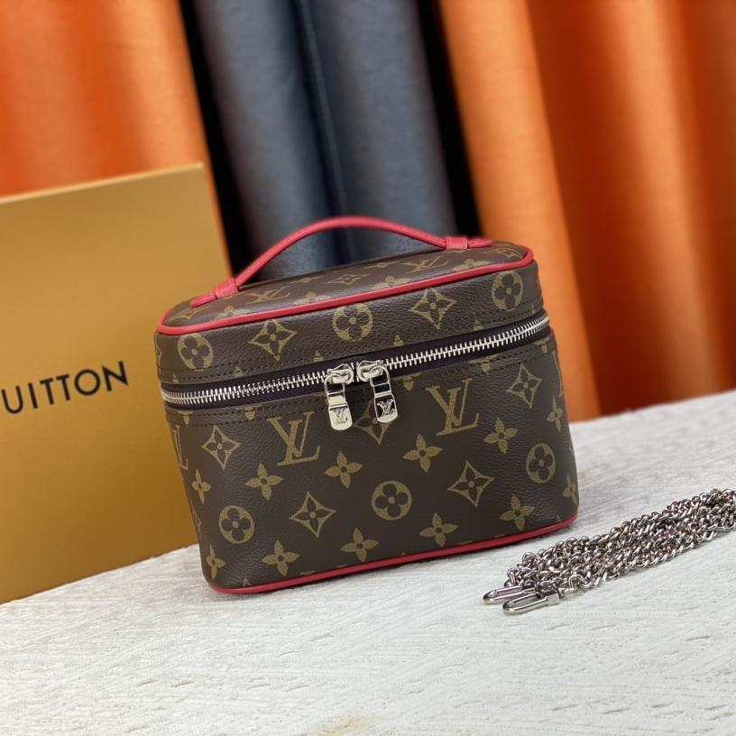 Louis Vuitton LV Nice Leather Cosmetic Bag Handbag M42265&M44495&M44936 Top quality (Replica)