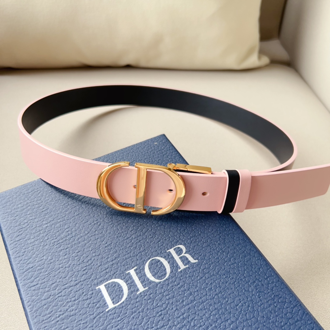 Dior Leather Belts 1:1 Mirror Version