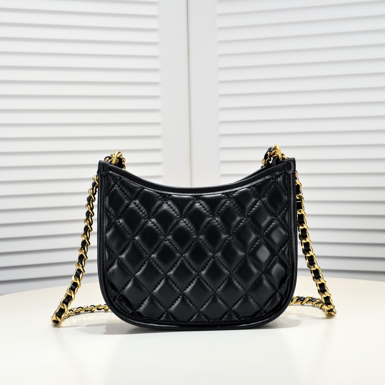 Chanel 24S Half Moon  Hobo Underarm Bag  Shoulder Bag Handbag