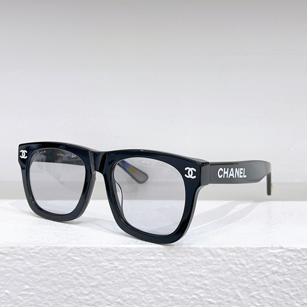 Chanel Thick Round Frame Sunglasses Top Quality （Replica）