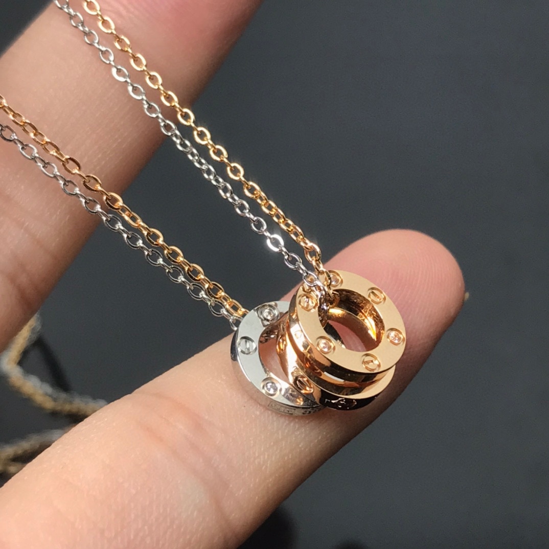 CARTIER LOVE NECKLACE, 6 DIAMONDS