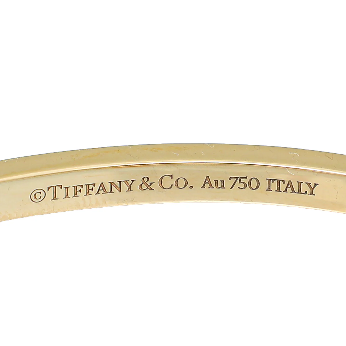 Tiffany & Co 18K Yellow Gold T1 Hinged Medium Bangle
