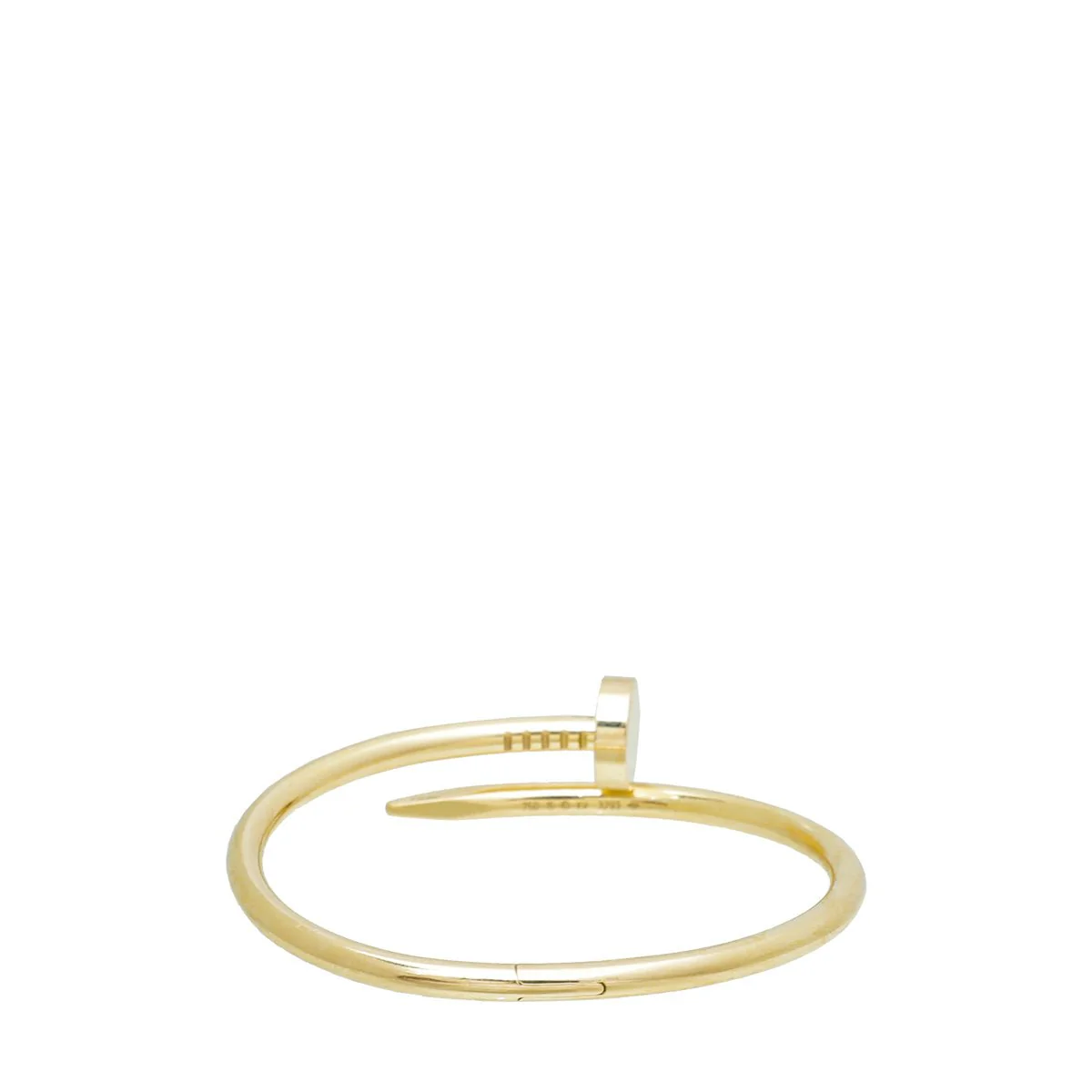 Cartier 18K Yellow Gold Juste Un Clou Classic Bracelet 15