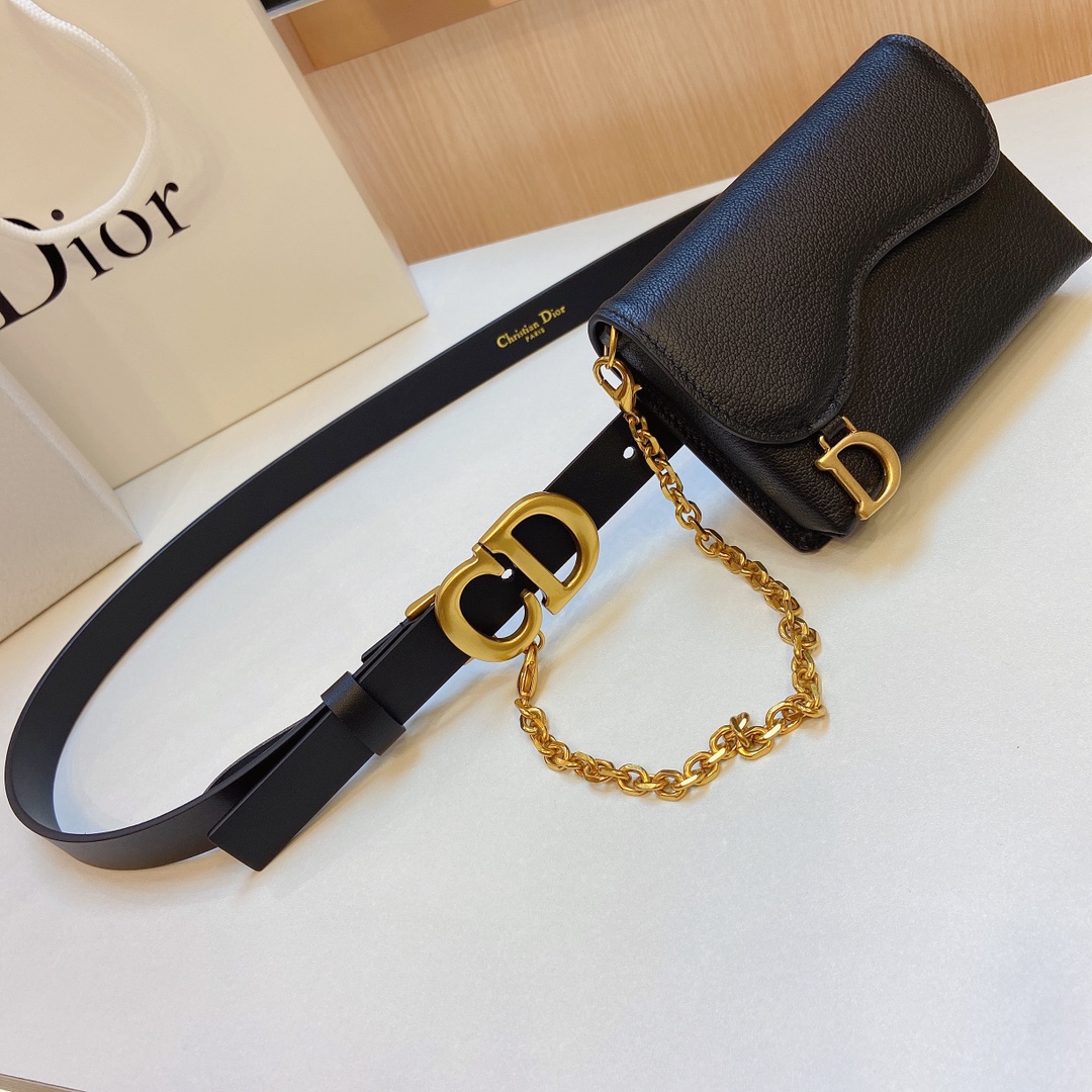 Dior Leather Belts 1:1 Mirror Version