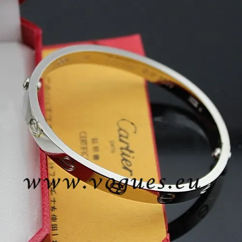 Cartier Couple Bracelet White Gold B6041000 (New Version – Prevent Screws Fall Out)