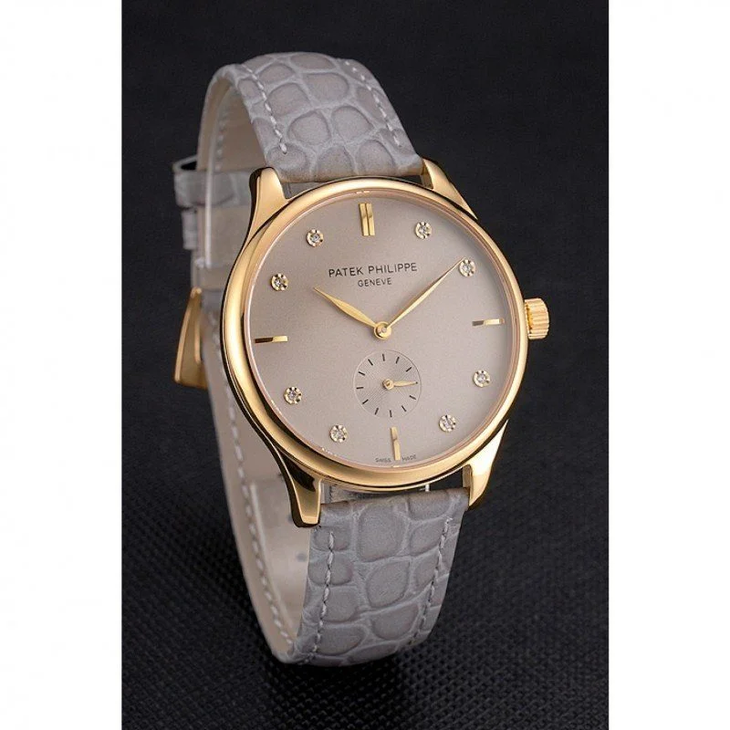 Calatrava Silver & Diamond Dial 39 mm, Yellow Gold Plated