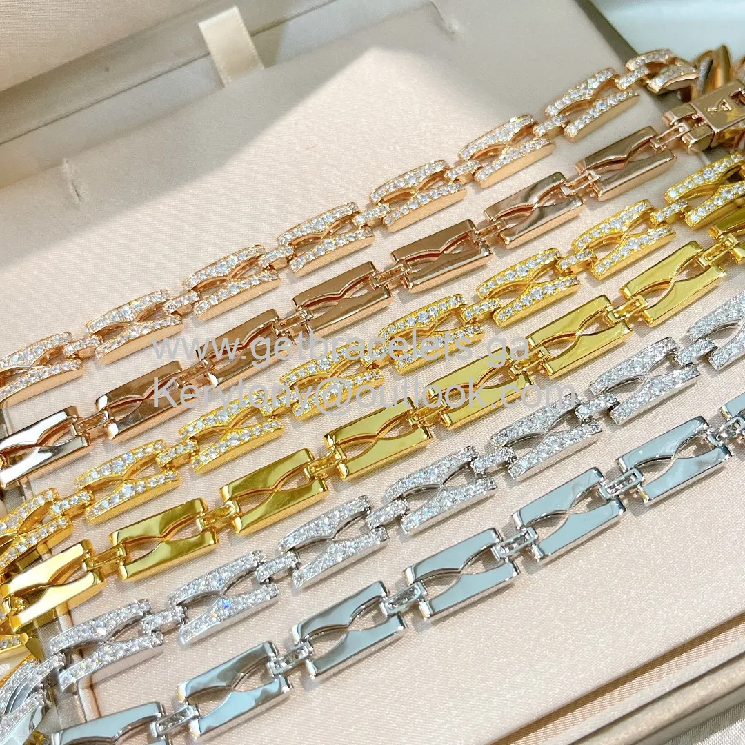 B.Zero1 Rock Necklace White Gold/Rose Gold/Yellow Gold With Diamonds Cheap