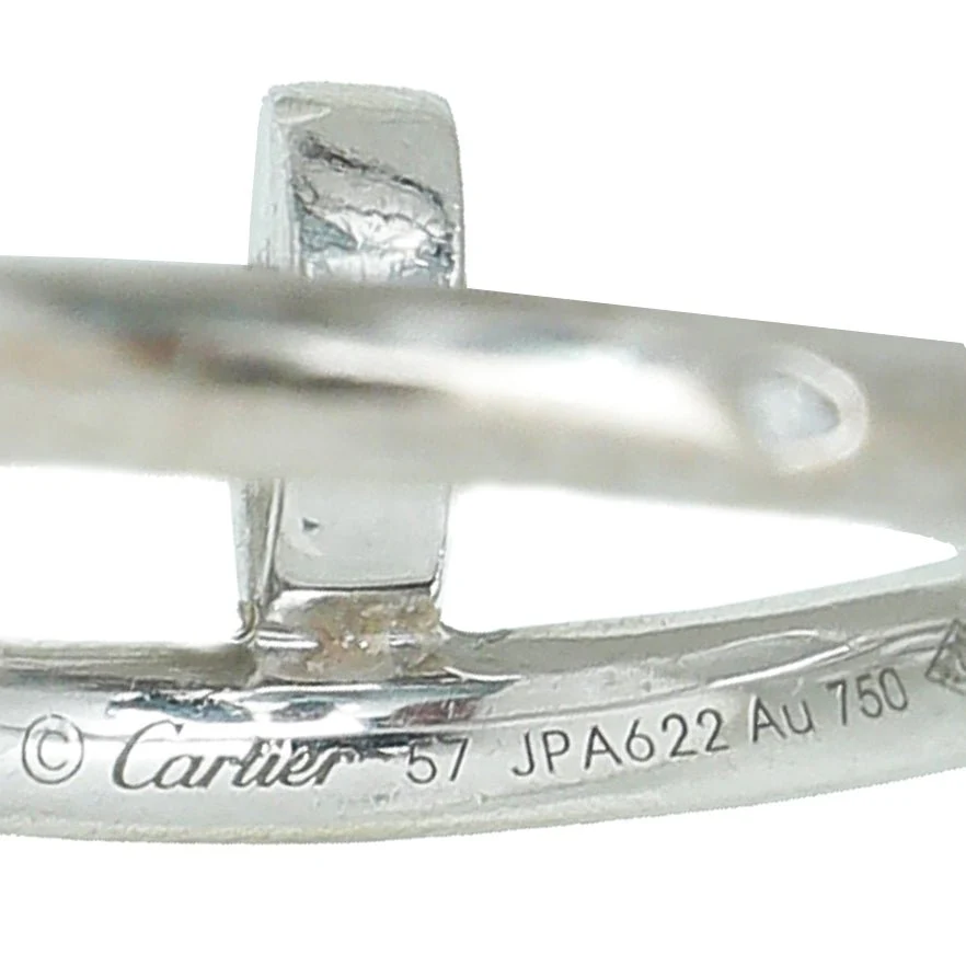 Cartier 18K White Gold Juste Un Clou Ring 57
