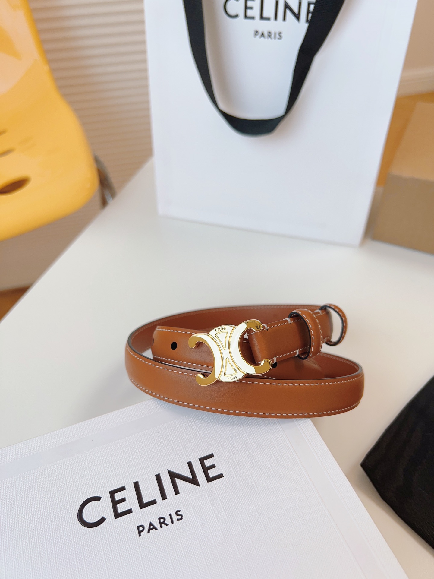 Celine Leather Belts 1:1 Mirror Version