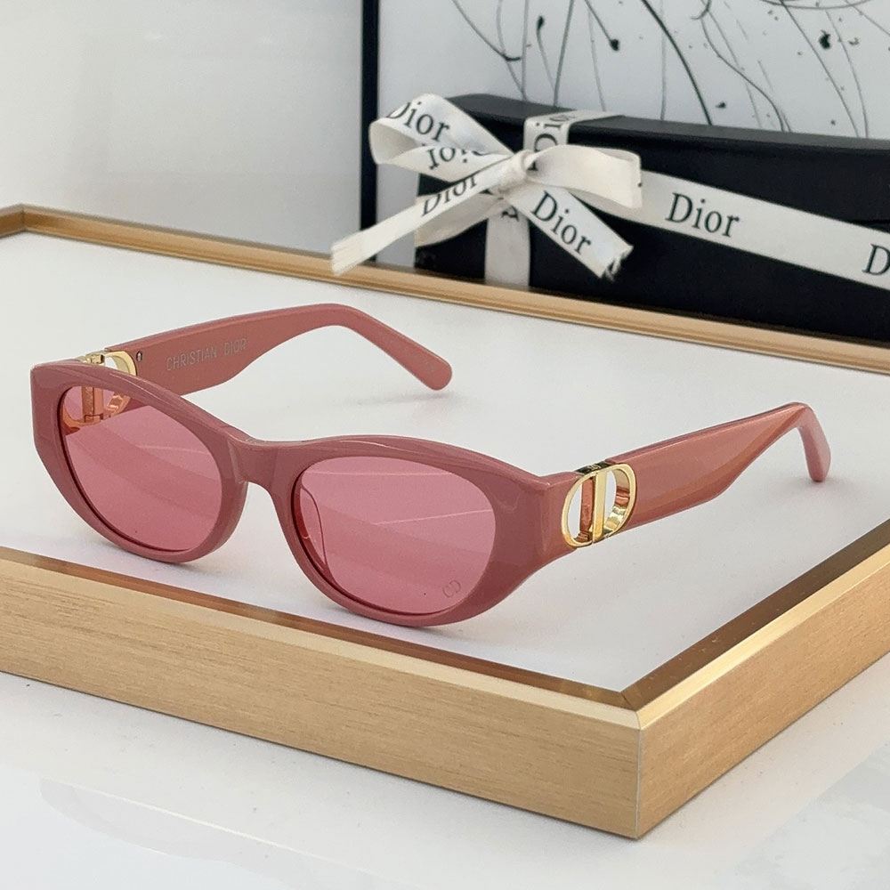 Dior The Hollow Logo of The Mirror Leg  sunglasses Top quality (Replica）