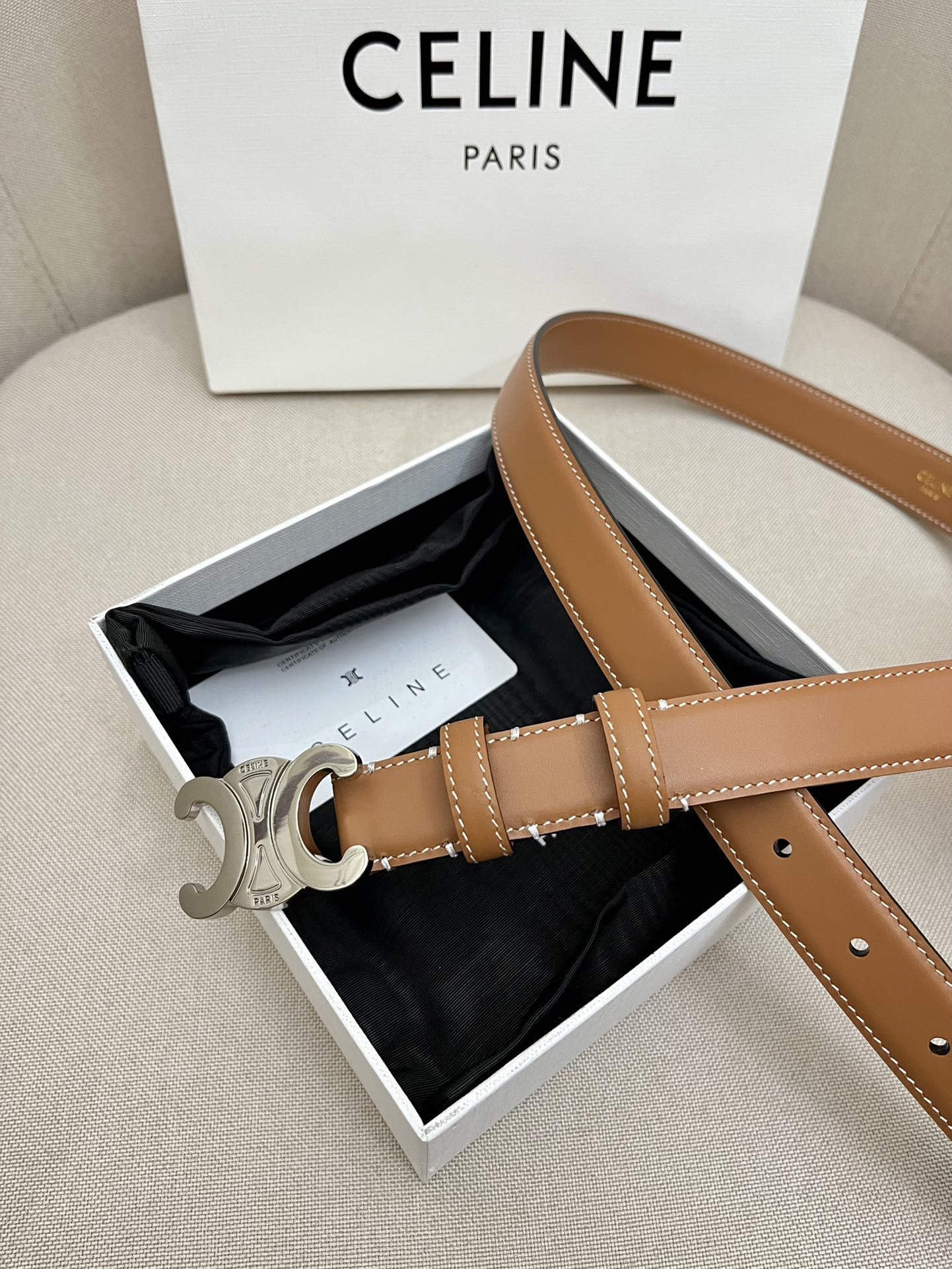 Celine Leather Belts 1:1 Mirror Version