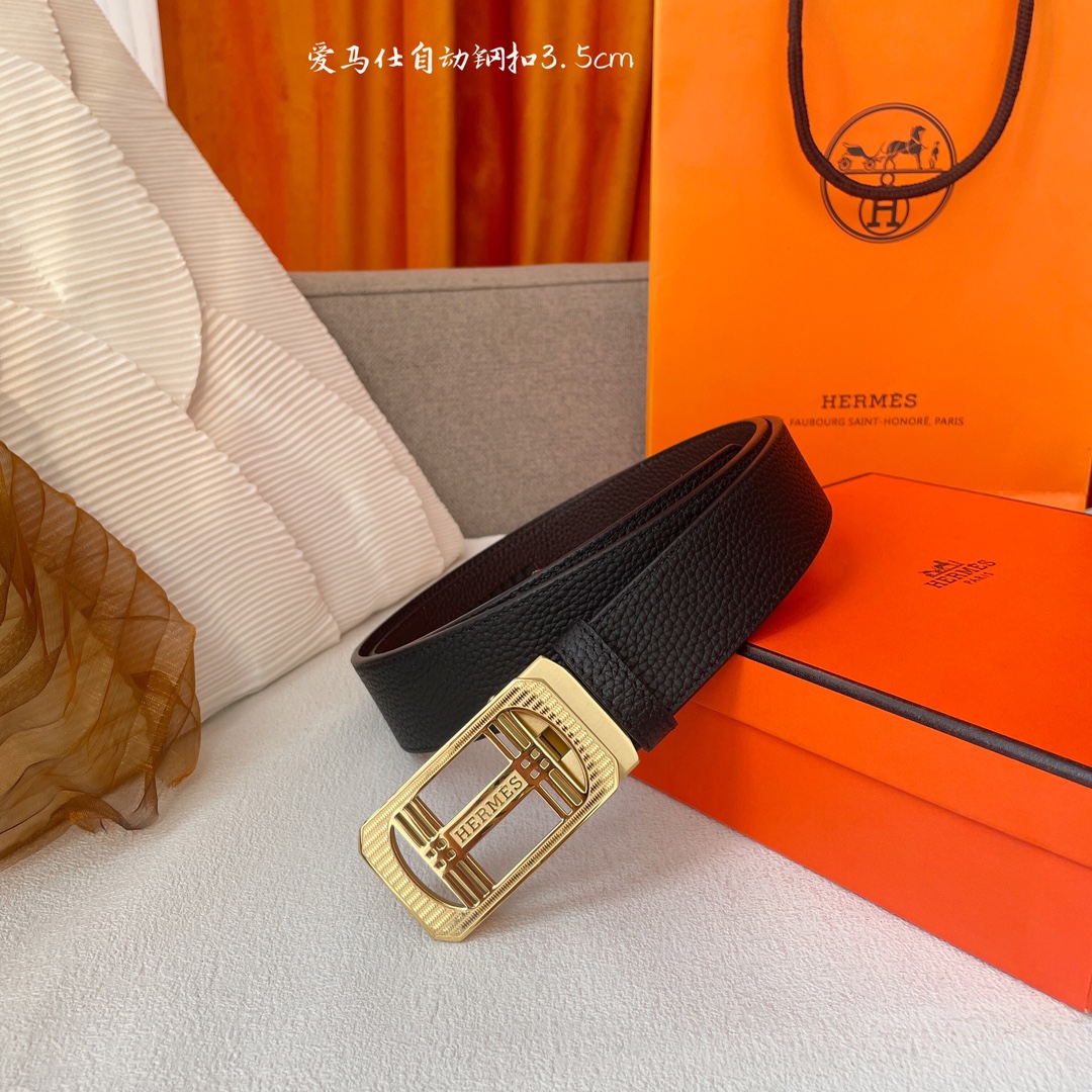 Hermes Leather Belts 1:1 Mirror Version