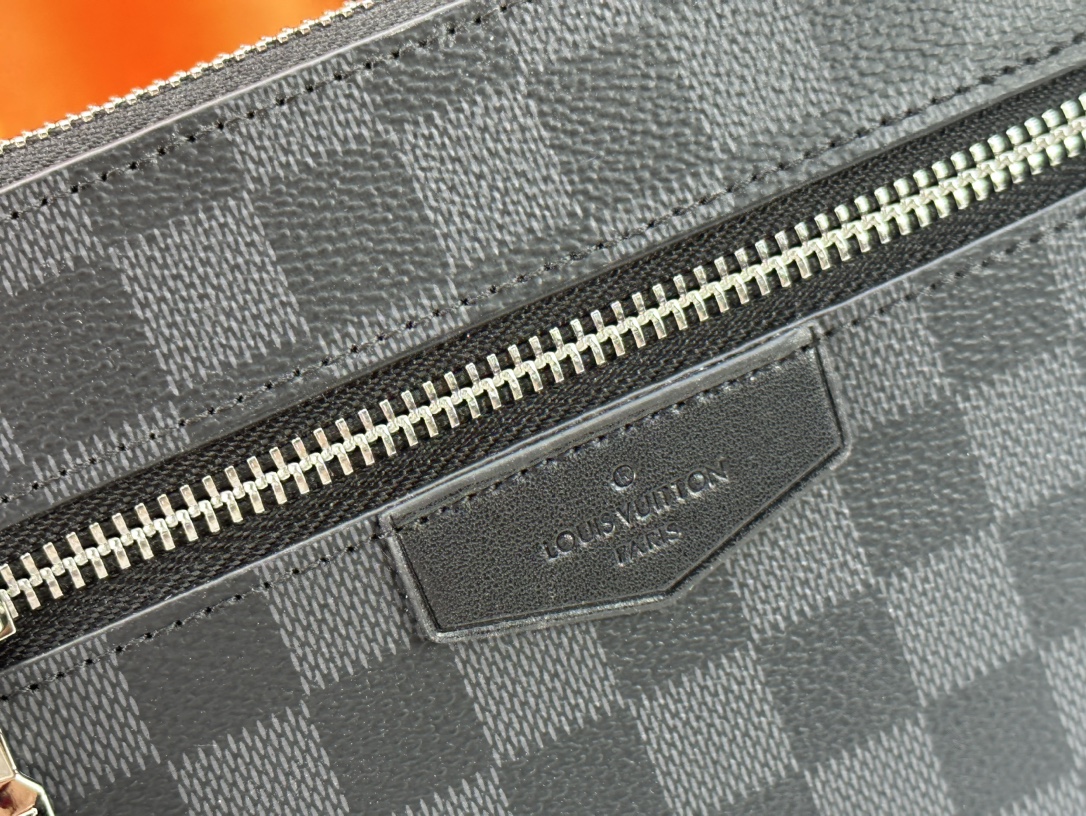 Louis Vuitton Pochette Jour Monogram Eclipse M82080 Clutch Bag Handbag