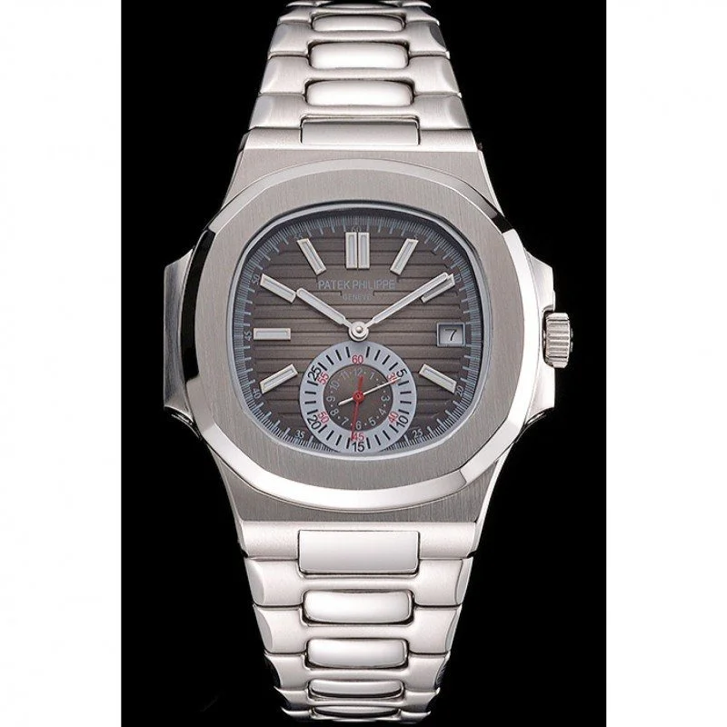 Nautilus 5980/1A-015 Dial Silver 40 mm, Stainless Steel