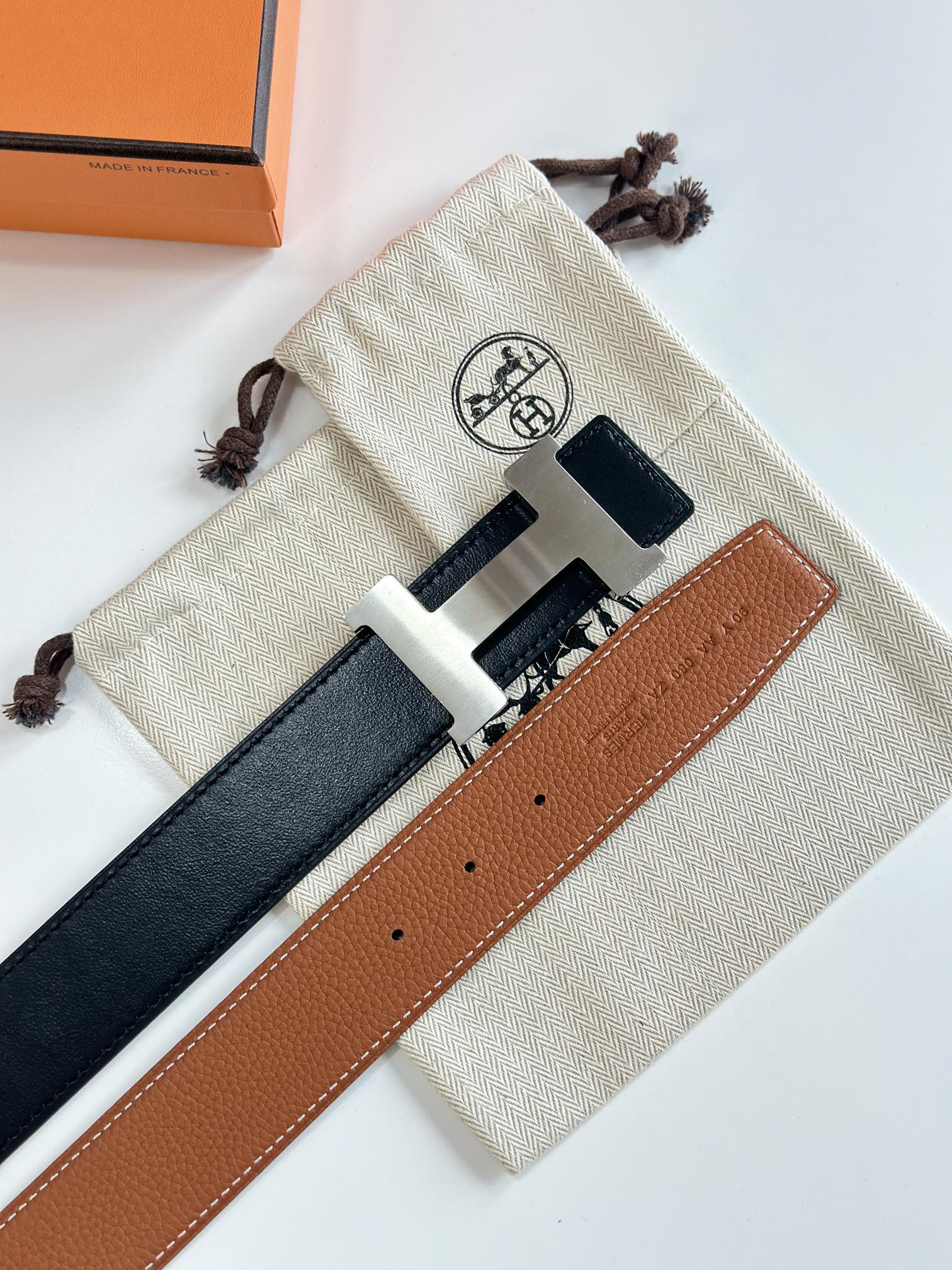 Hermes Leather Belts 1:1 Mirror Version