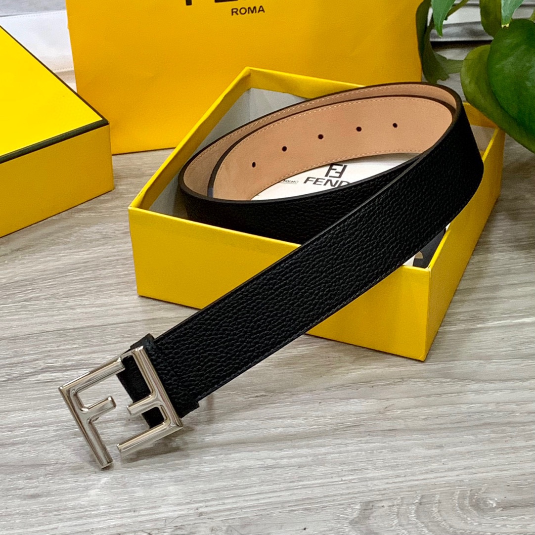 Fendi Leather Belts 1:1 Mirror Version