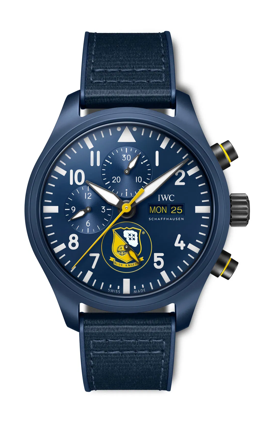 Schaffhausen Pilots watch chronograph edition blue angels iw389109
