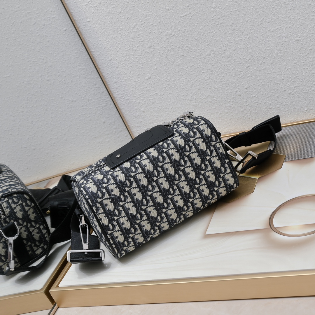 Dior Lingot Messenger Bag CD Diamond Shoulder Bag Handbag