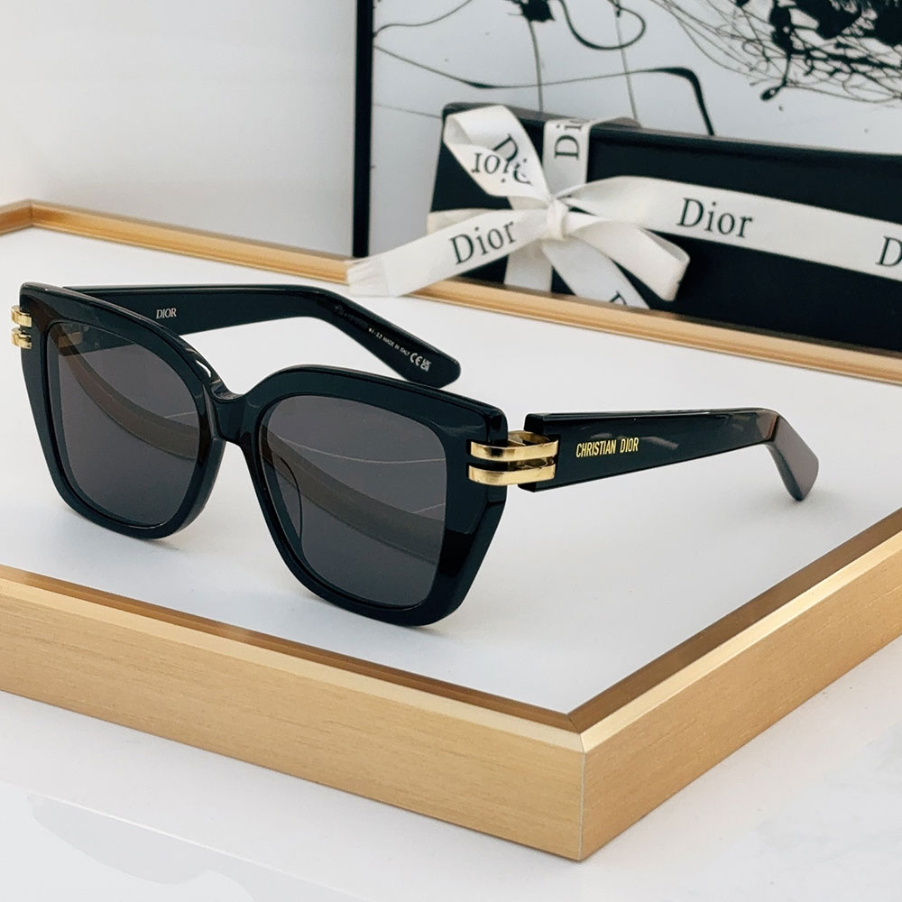 Dior Acetate Fibre Lrregular Lens sunglasses Top quality (Replica）