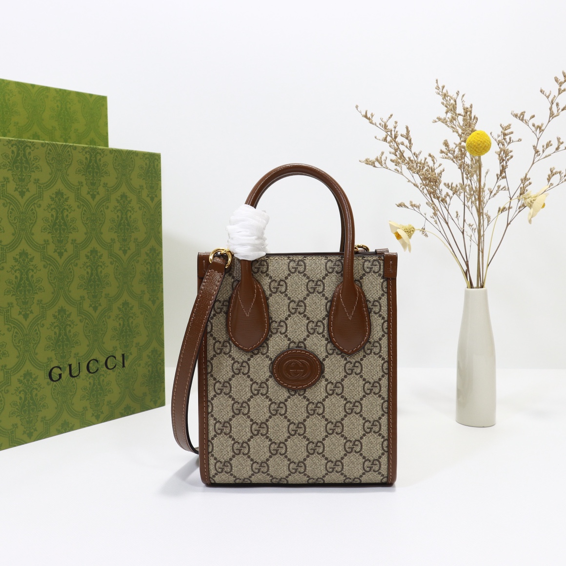 Gucci Retro Classics GG Handbag Mini Tote Bag(Replica)