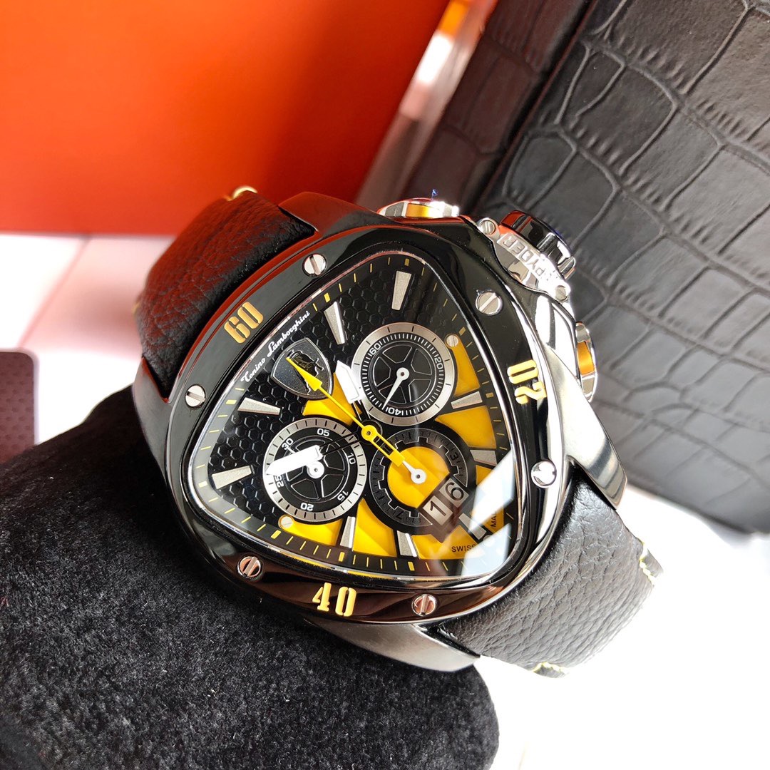 Tonino Lamborghini New Spyder Chronograph Yellow / black