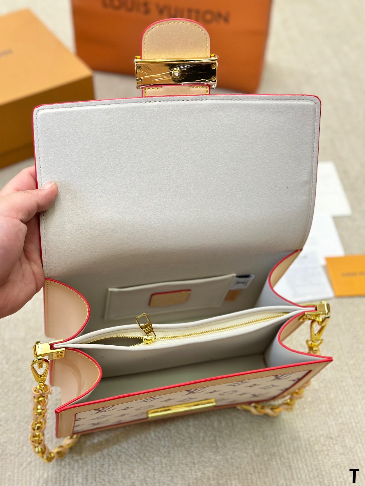 Louis Vuitton LV Dauphine Denim Mini&Small Shoulder Bag (Replica)