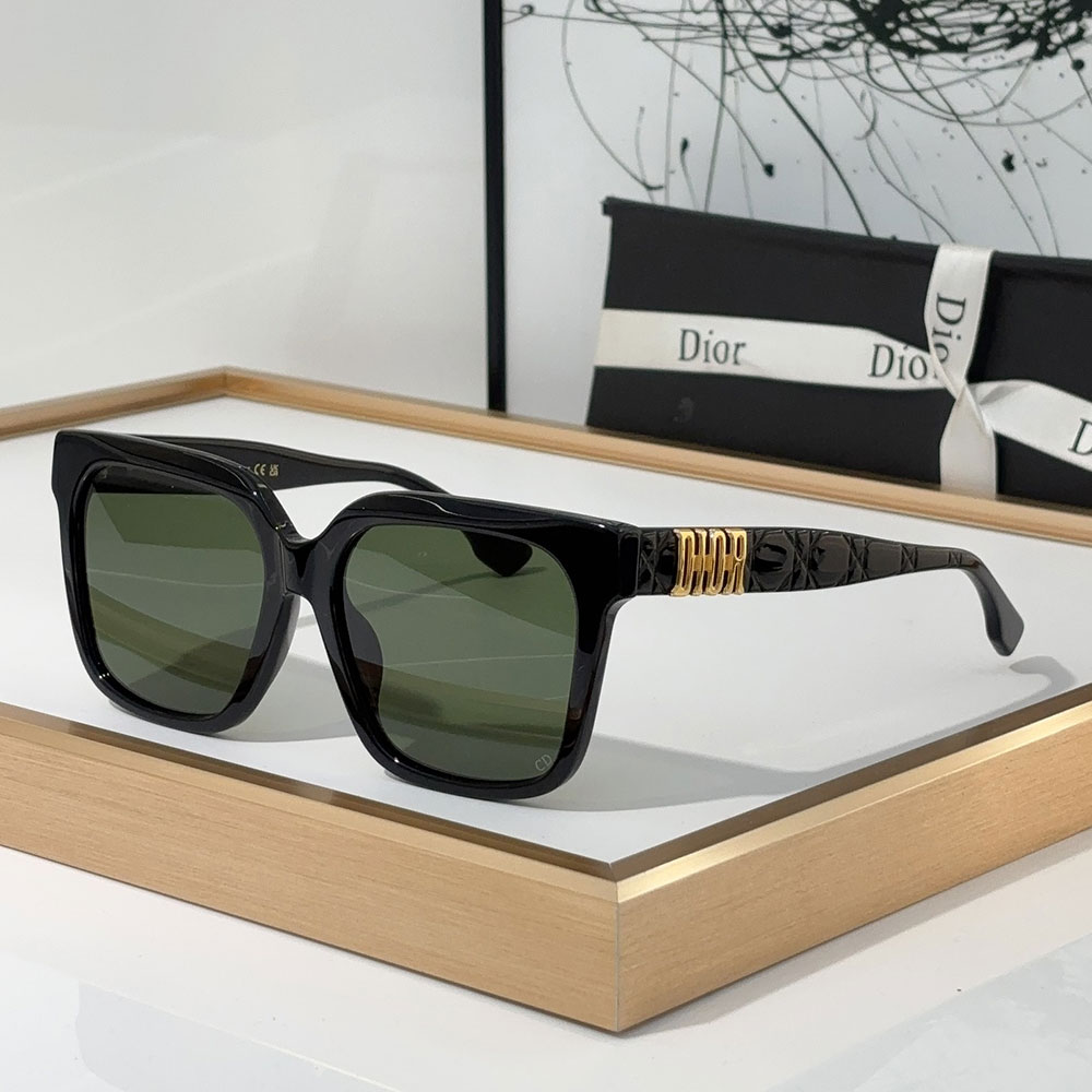 Dior Mirror Leg Stereoscopic Logo sunglasses Top quality (Replica）