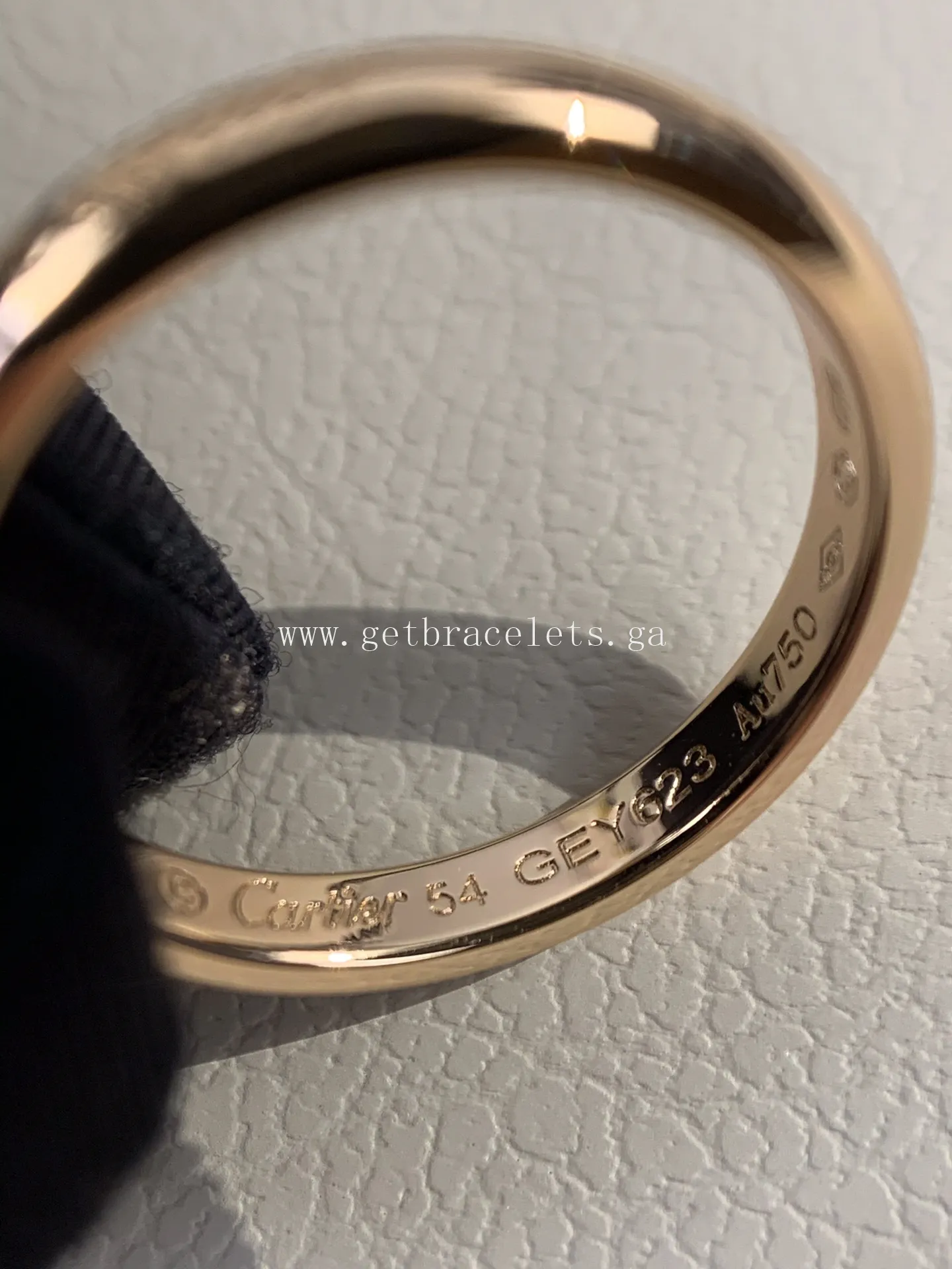 Cartier 1895 Wedding ring With 1 Diamonds Rose Gold