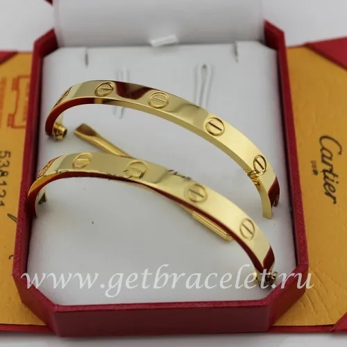 Replica Cartier Yellow Gold Love Bracelet For Men and Women B6035516 (New Version - Prevent Screws Fall Out)