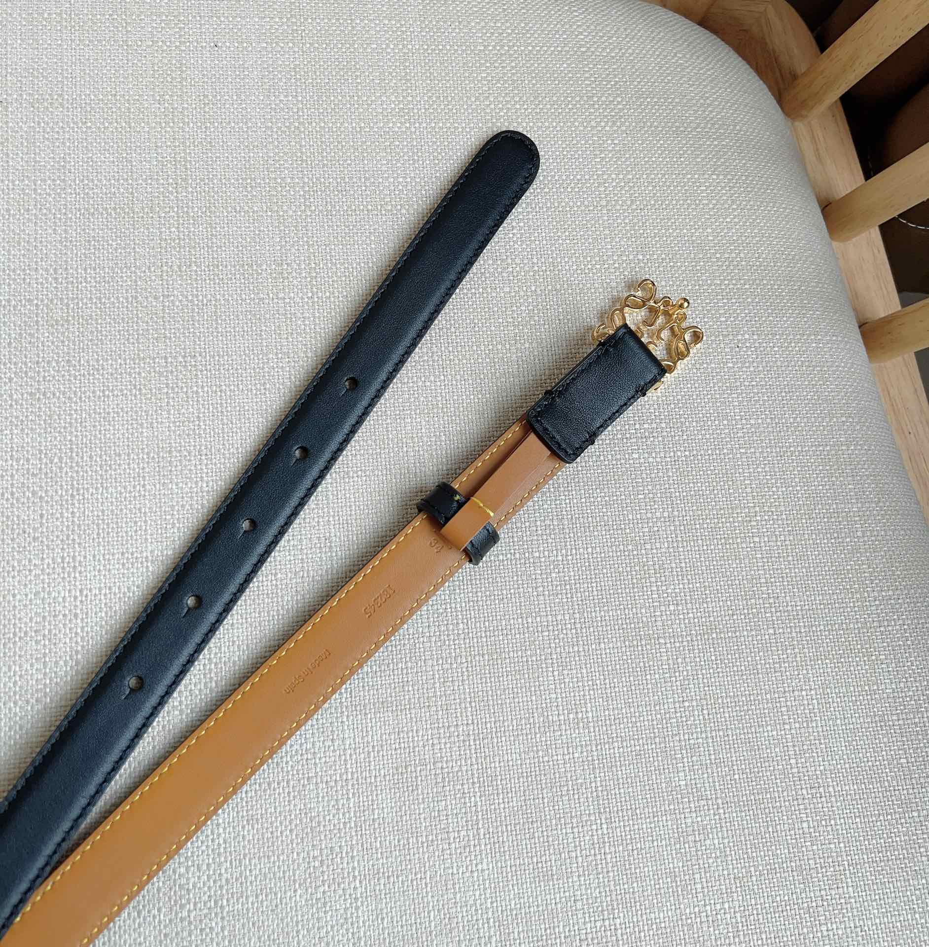 Loewe Leather Belts 1:1 Mirror Version