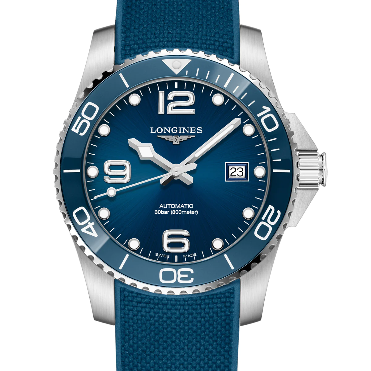 Hydroconquest 41MM Automatic Sunday Blue Dial Watch L37814969