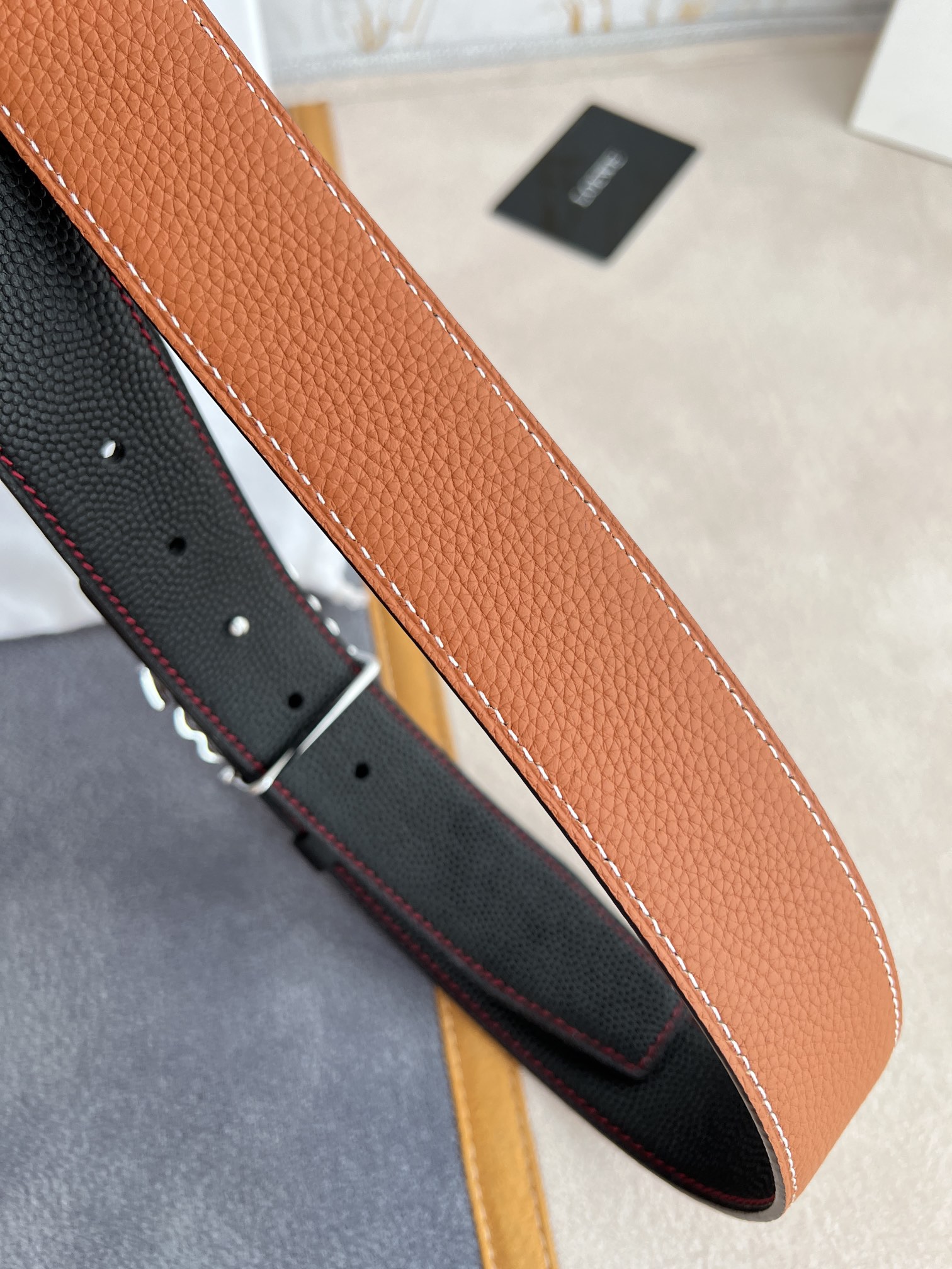 Loewe Leather Belts 1:1 Mirror Version