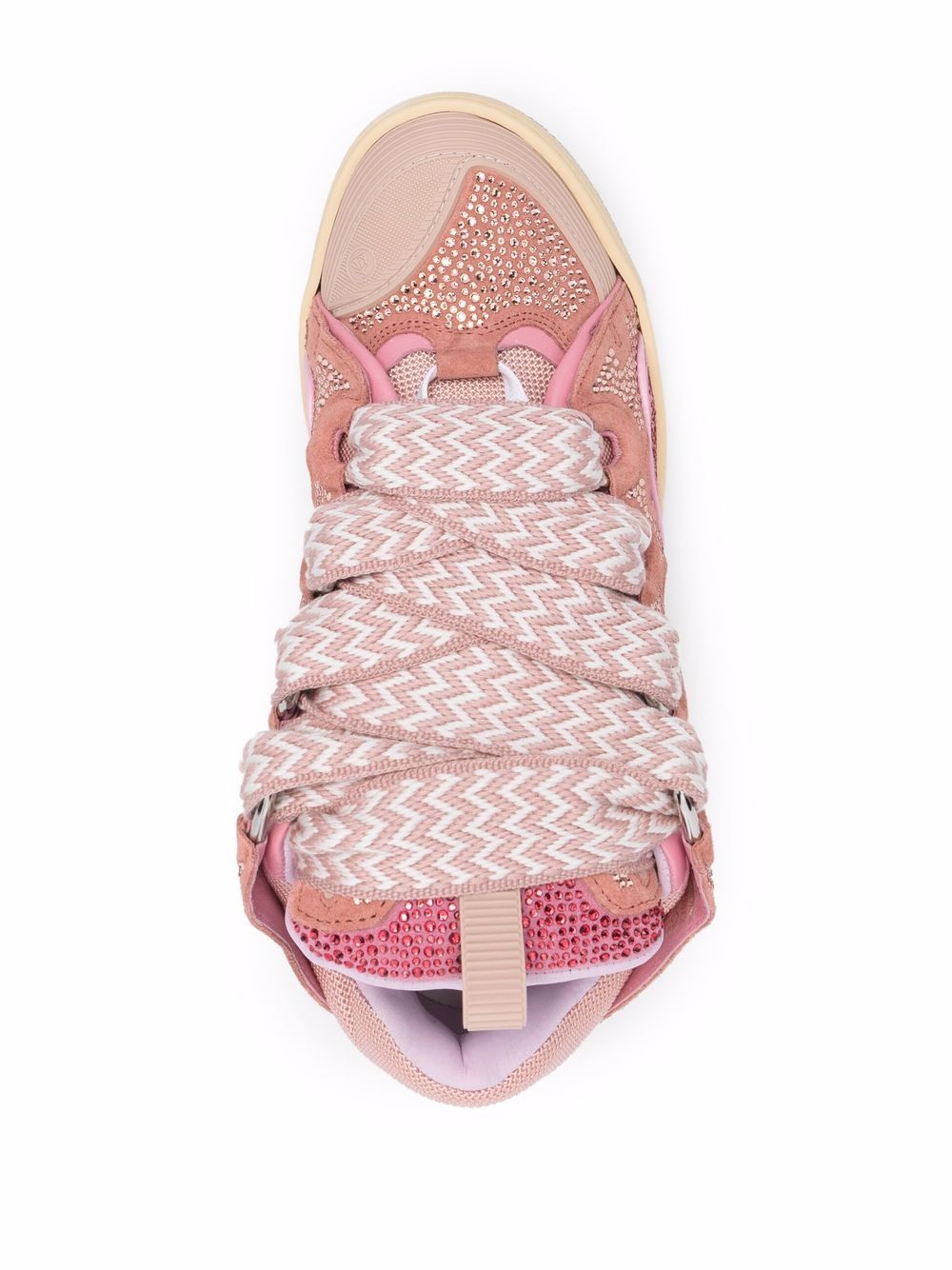 Lanvin LEATHER CURB SNEAKERS(Replica)