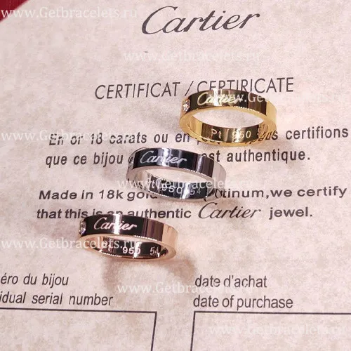 Replica Cartier C de Cartier Wedding Band With Diamond White Gold B4098200